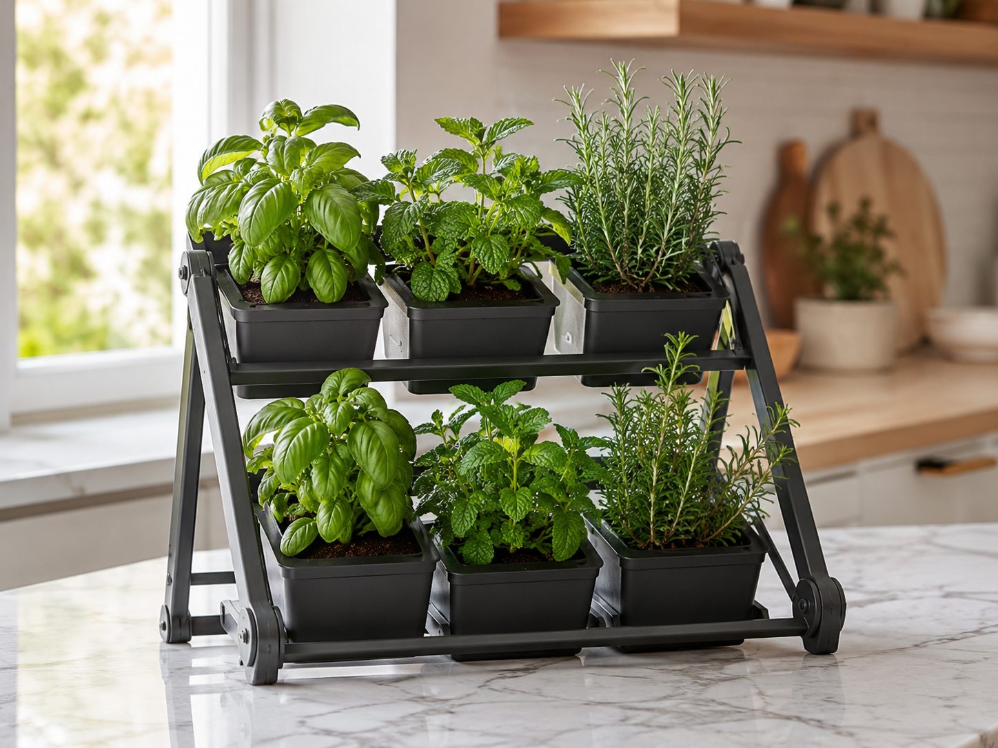 Foldable herb garden